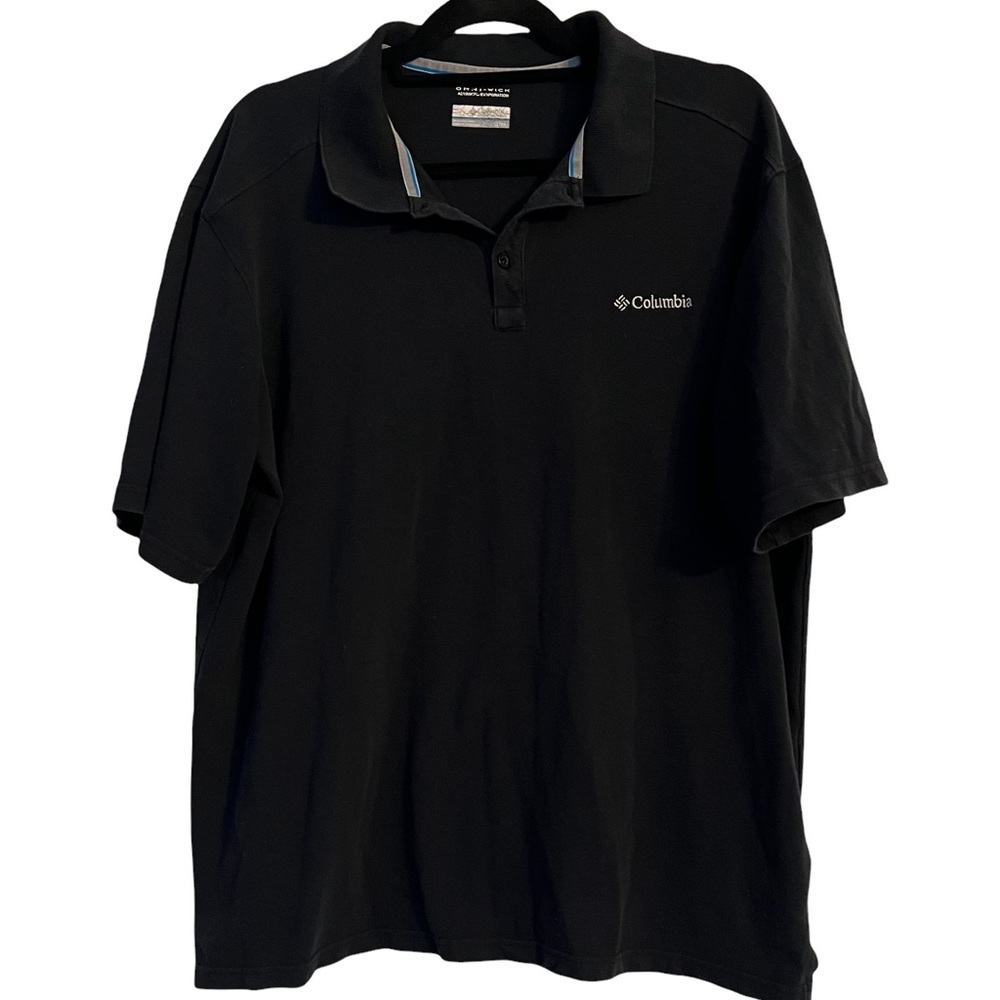 Columbia Omni-Wick Extra Large Black Collard Polo